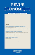 Revue économique 72-4, juillet 2021